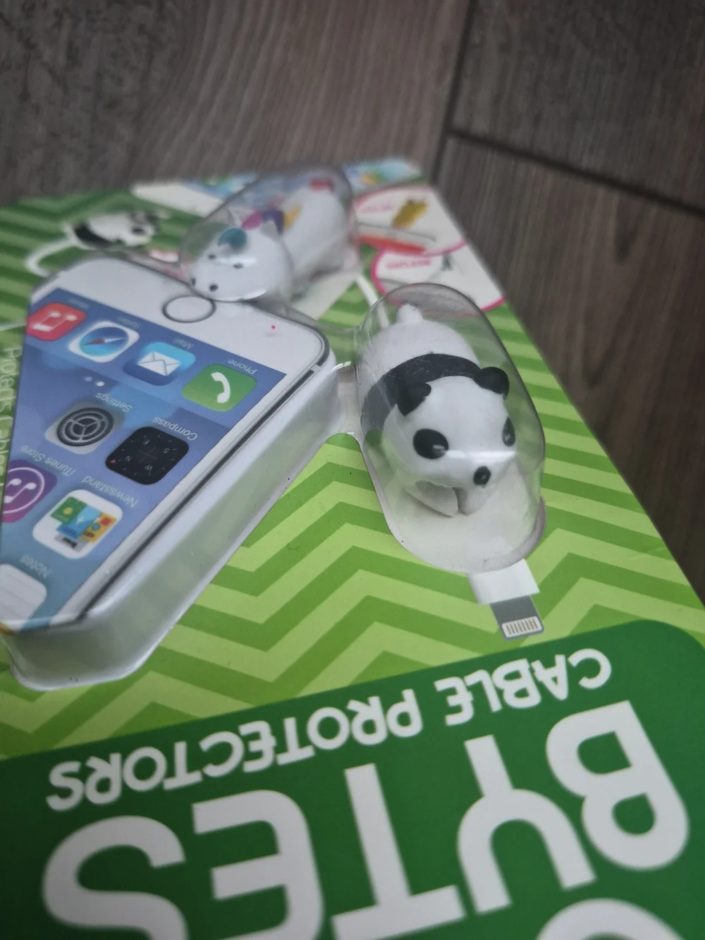 Tzumi Cord Bytes Cable Protectors - White Panda & White Unicorn